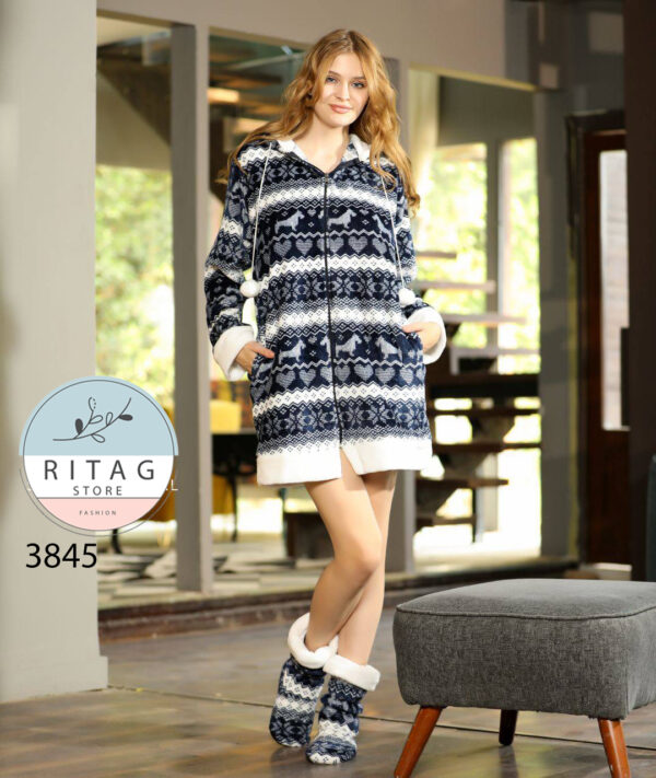 Winter Women Pajama Smile - Image 2
