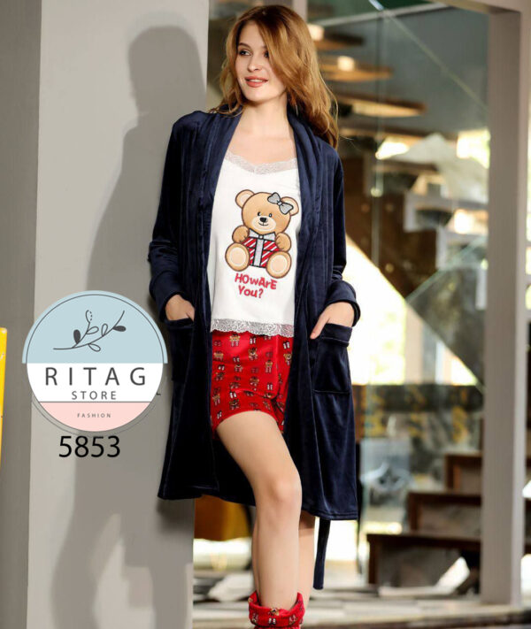 Winter Women Pajama Smile - Image 5