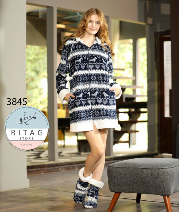 Winter Women Pajama Smile - Image 4