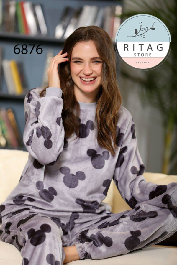 Winter Women Pajama Smile - Image 2