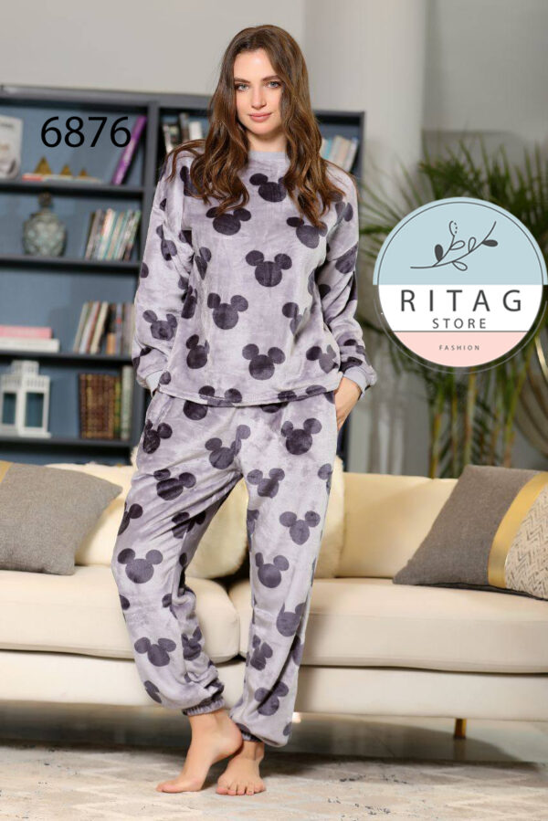 Winter Women Pajama Smile - Image 3