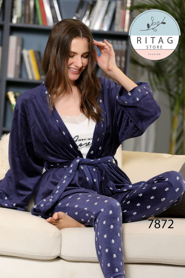 Winter Women Pajama Smile - Image 2