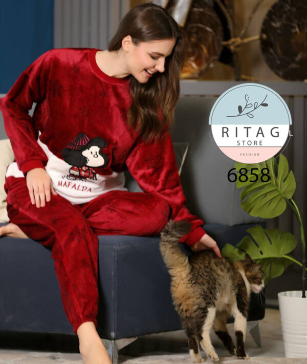 Winter Women Pajama Smile - Image 5