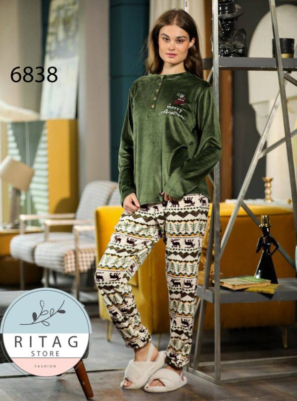 Winter Women Pajama Smile - Image 3