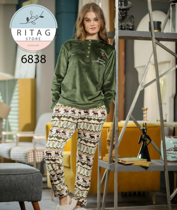 Winter Women Pajama Smile - Image 4