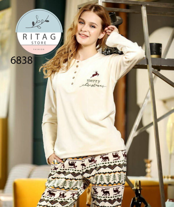 Winter Women Pajama Smile - Image 9