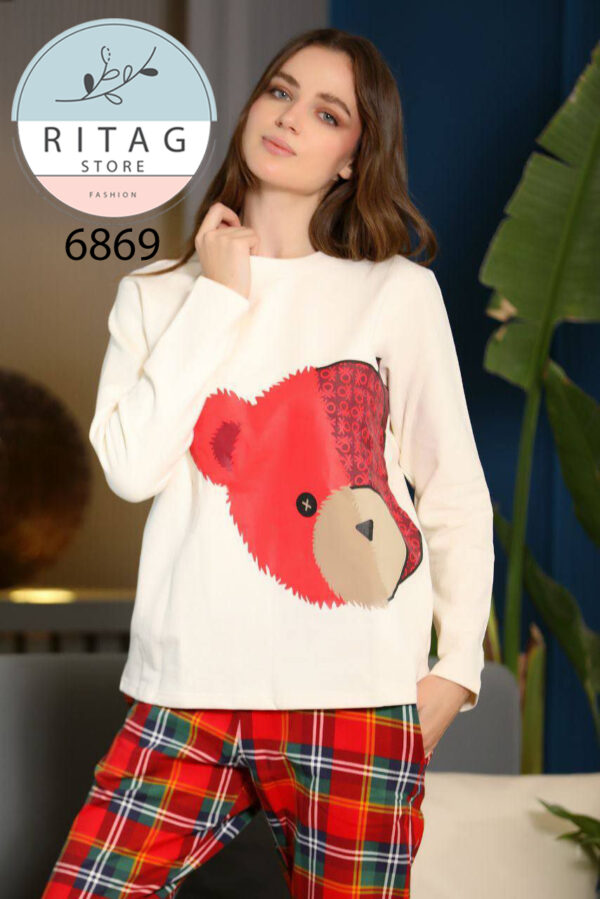 Winter Women Pajama Smile - Image 2