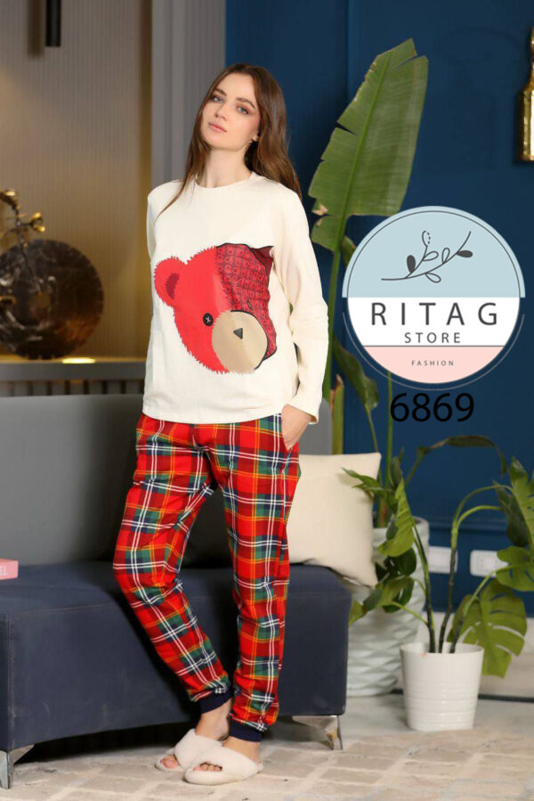 Winter Women Pajama Smile - Image 3