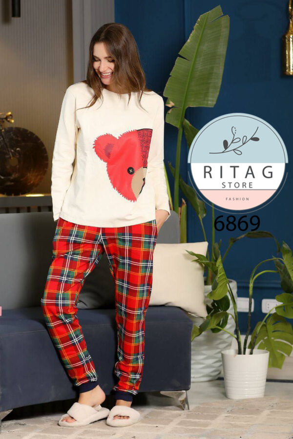 Winter Women Pajama Smile - Image 4