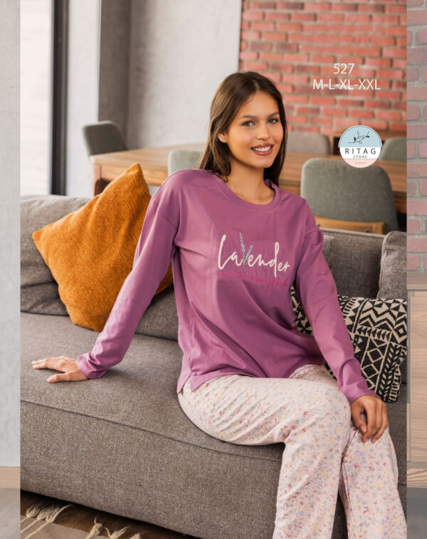 Summer Long sleeves Pajamas Alma - Image 3