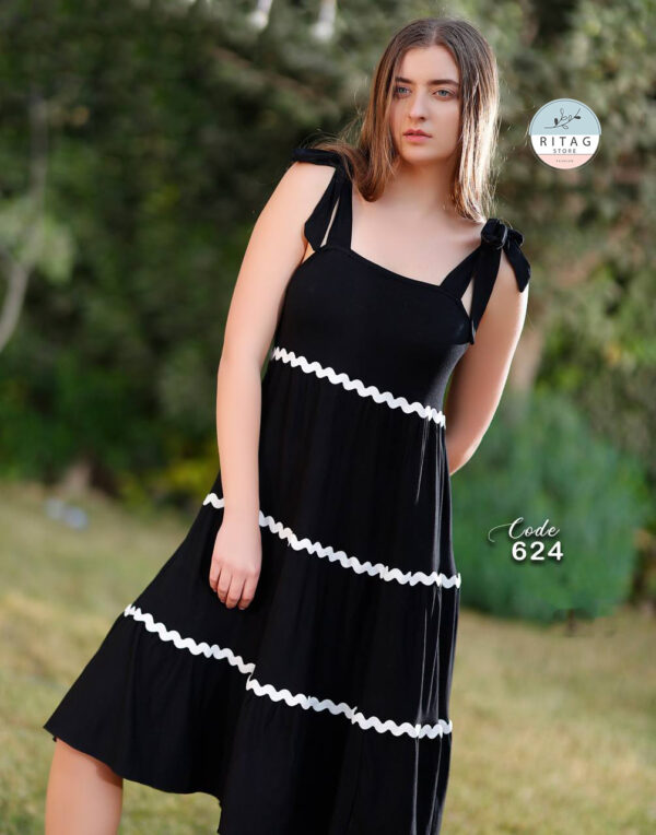 Summer Women Short Dress Pineapple - Image 4