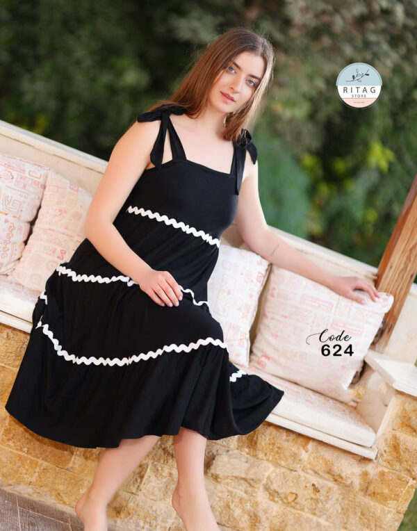 Summer Women Short Dress Pineapple - Image 8