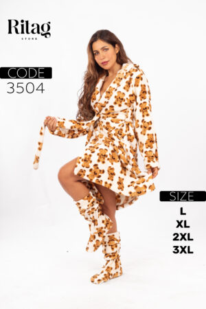 Women’s short robe
