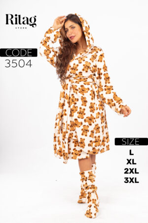 Women’s short robe