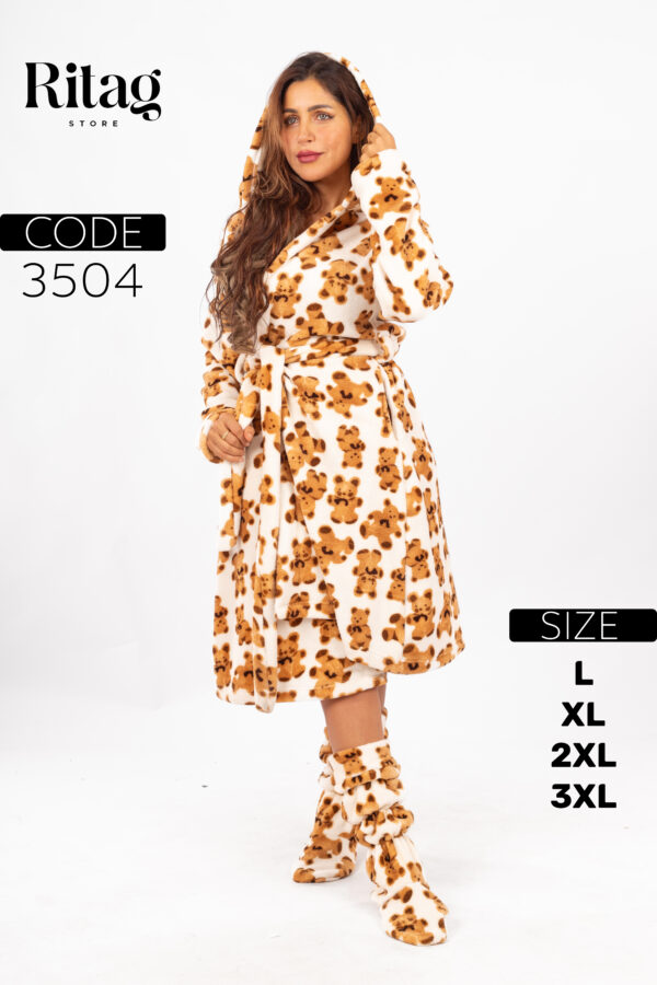 Women's short robe - Image 3