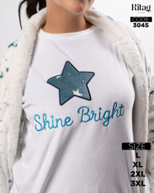 Cloudy Star Cozy 3-Piece Pajamas