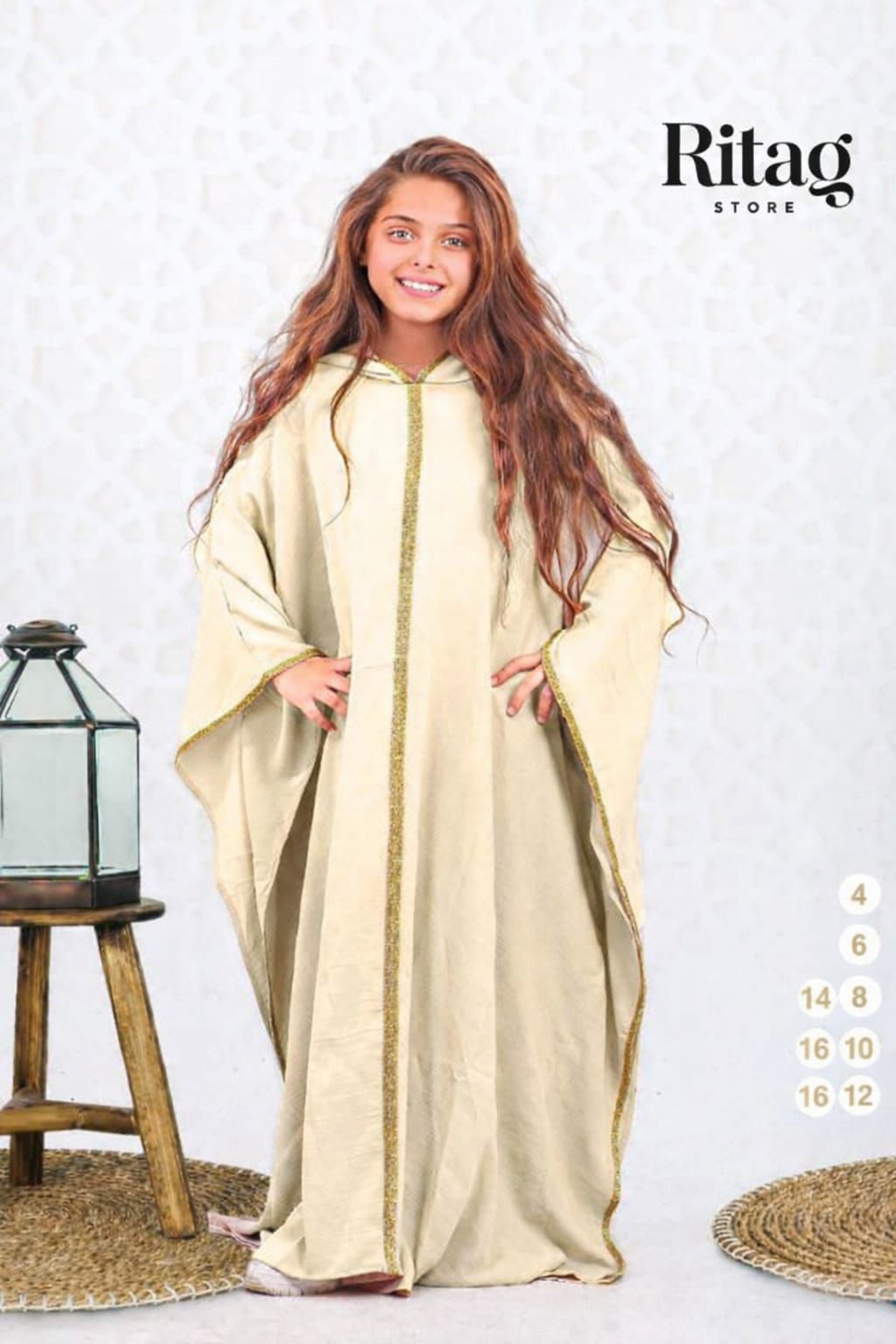 Kids Hooded Jalabiya - Image 4