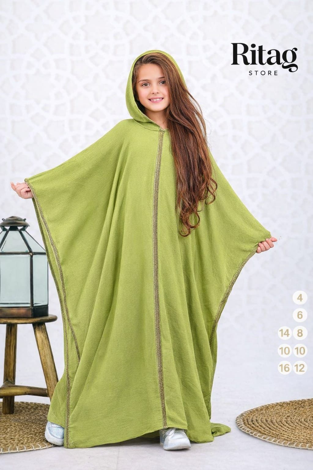 Kids Hooded Jalabiya - Image 5