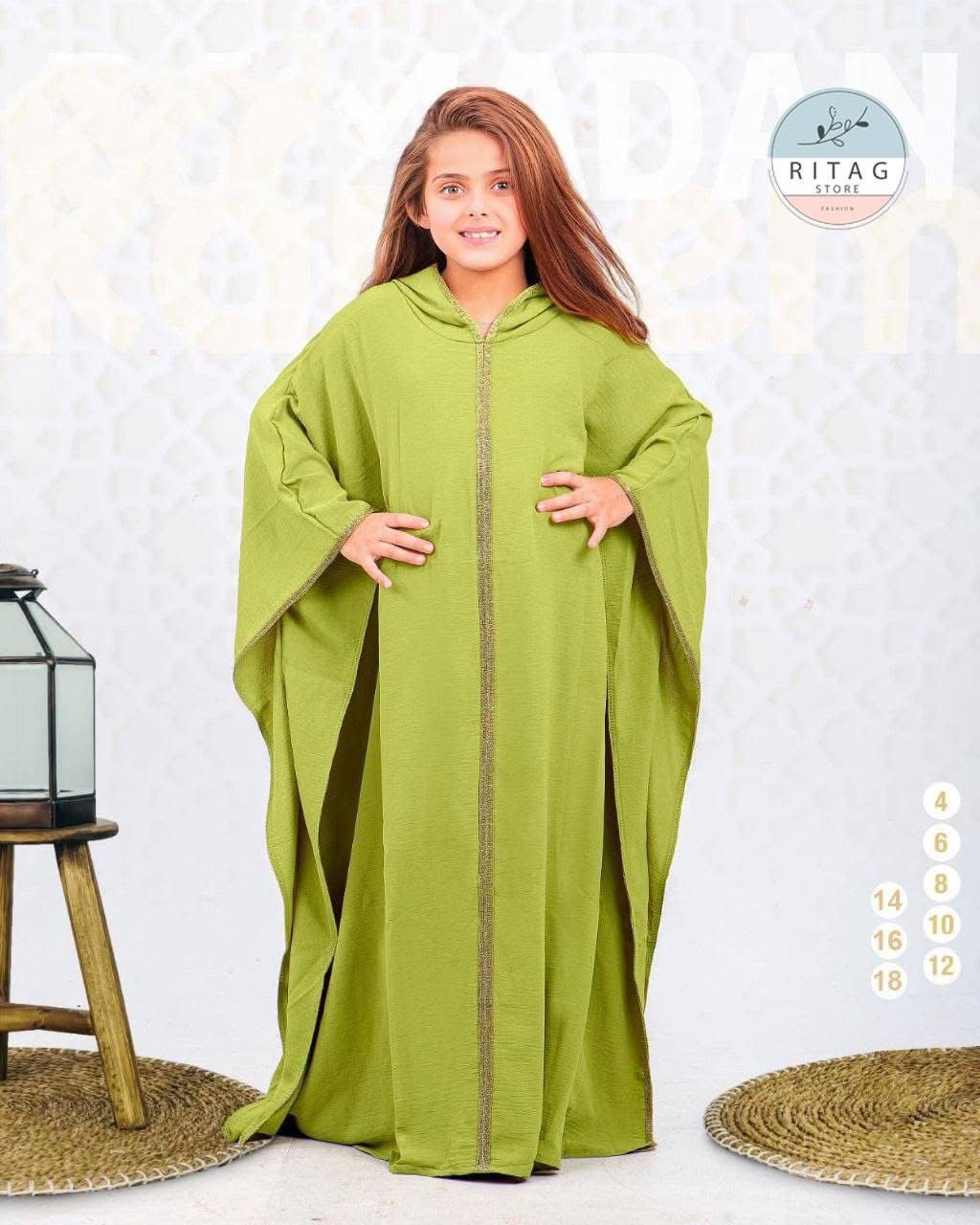 Kids Hooded Jalabiya - Image 2